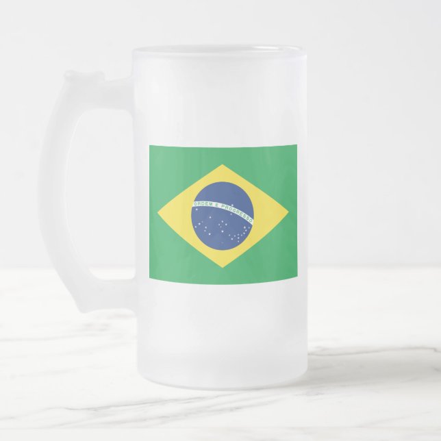 Chope Givrée Drapeau du Brésil - Bandeira font le Brésil (Gauche)