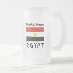 Chope Givrée Drapeau égyptien personnalisé Egypte