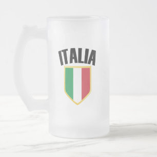 Chope Givrée Drapeau Italia Crest Italie