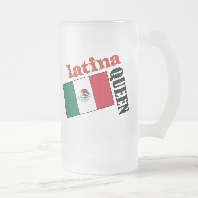 Chope Givrée Drapeau Latina Queen et mexicain (Droit)