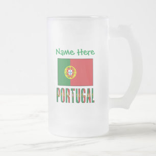Chope Givrée Drapeau personnalisé du Portugal Patrimoine