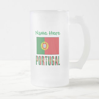 Chope Givrée Drapeau personnalisé du Portugal Patrimoine