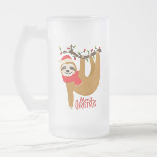 Chope Givrée Drôle Joyeux Noël Sloth   Vacances