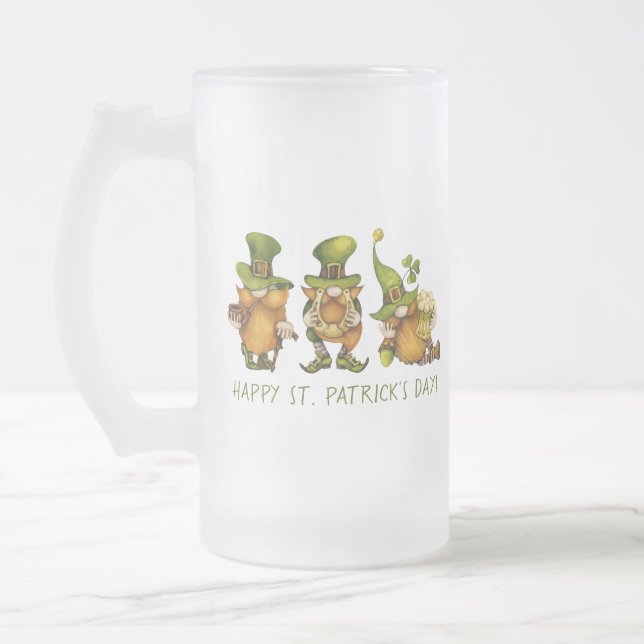 Chope Givrée Drôles de lutins irlandais Joyeuse Saint-Patrick (Gauche)