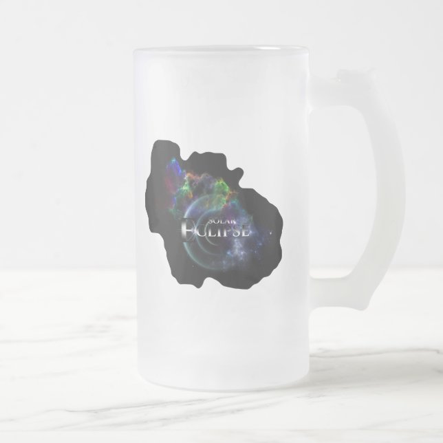 Chope Givrée Éclipse solaire Espace Art Fractal (Droit)