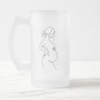 Élégance maternelle : Femmes enceintes Line Art