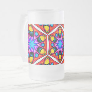 Chope Givrée Élégant motif floral Abstrait