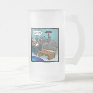 Chope Givrée Éléphant Drôle en Thérapie