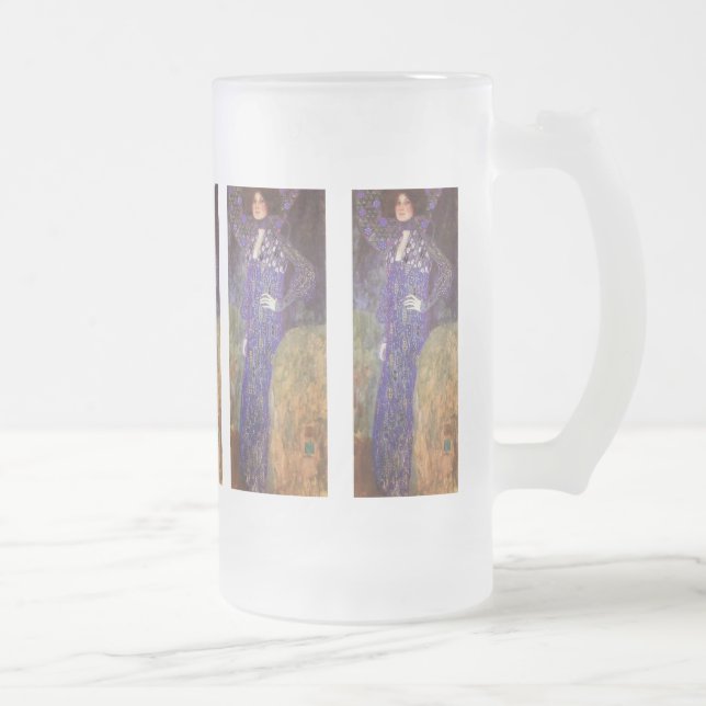 Chope Givrée Emilie Floege par :Gustav Klimt (Droit)