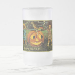 Chope Givrée Enfants cueillette de citrouilles Jack-o-Lantern p