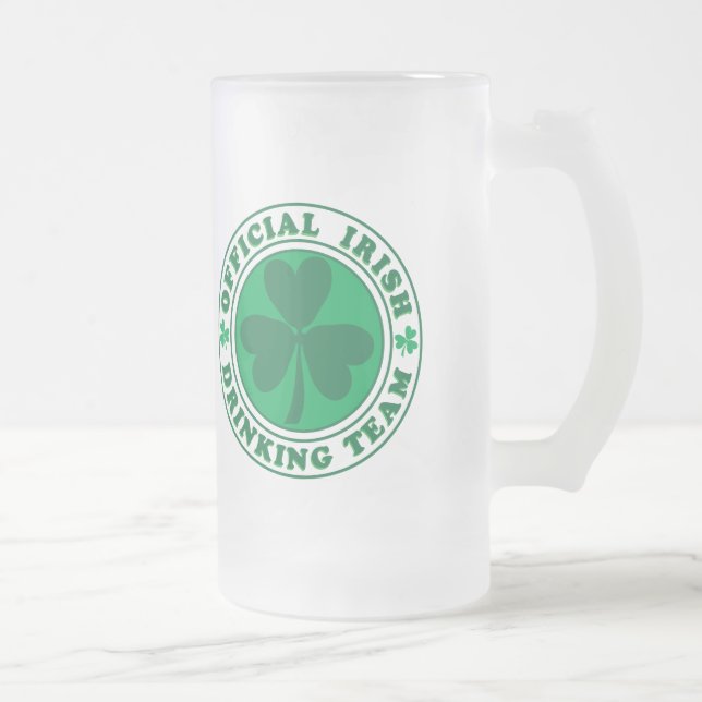 Chope Givrée Équipe de boisson officielle irlandaise (Droit)