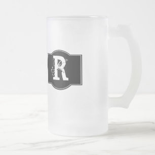 Chope Givrée Étiquette noir Monogrammé