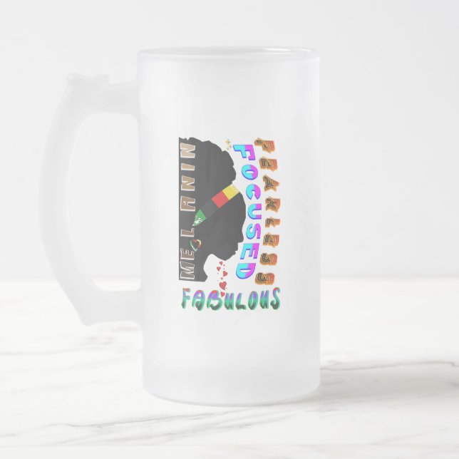 Chope Givrée Fabuleux Melanin focalisé sans peur (Gauche)