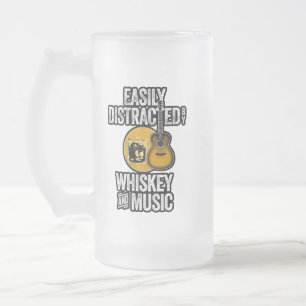 Chope Givrée Facilement distrait par Whiskey et la musique