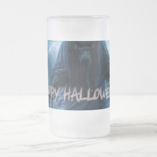 Chope Givrée Fantôme noir dans un paysage infernal - Halloween