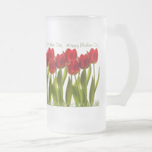 Chope Givrée Fête des mères - Rangée de tulipes de printemps