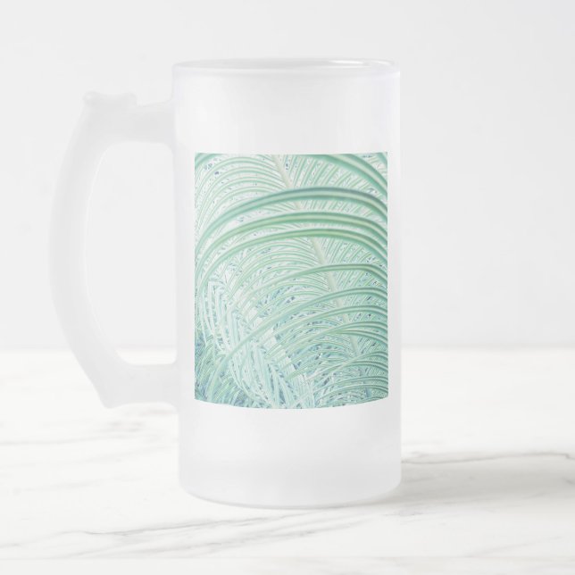 Chope Givrée Feuille de palmier de plante verte douce (Gauche)