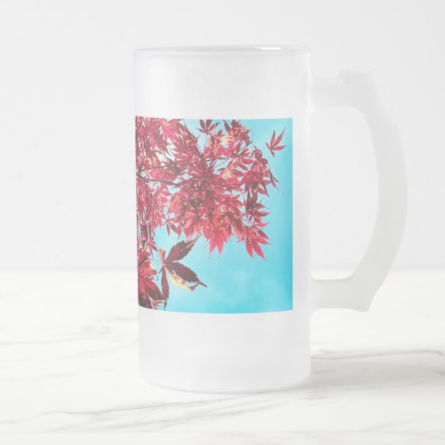 Chope Givrée Feuilles rouges (Droit)