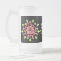 Fleur de néon rouge et vert