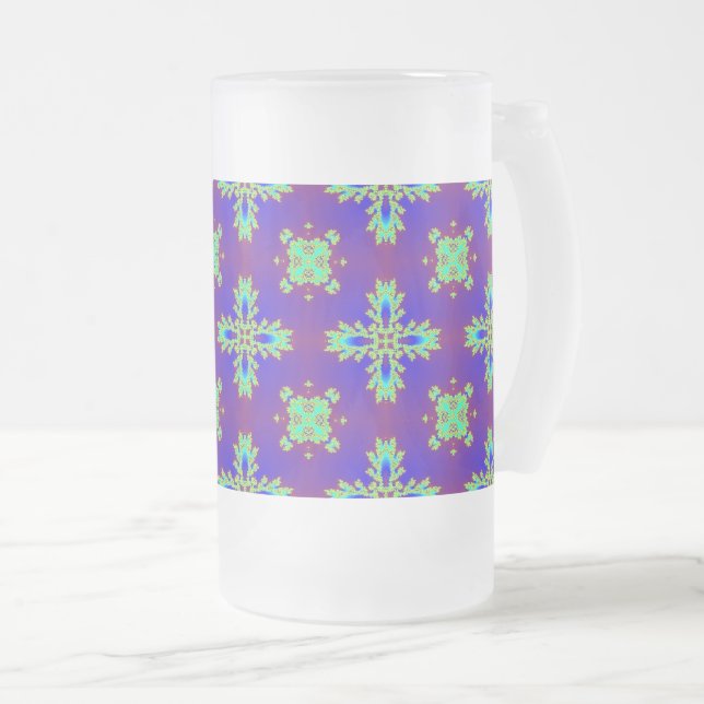 Chope Givrée Fleurs Artdeco dans le style rétro (Devant droit)
