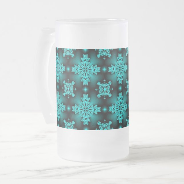 Chope Givrée Fleurs Artdeco dans le style rétro (Devant gauche)