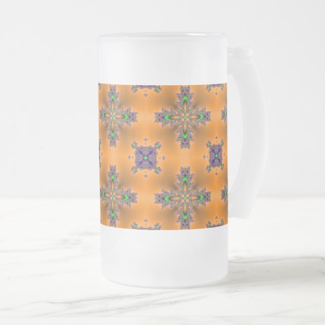 Chope Givrée Fleurs Artdeco dans le style rétro (Devant droit)