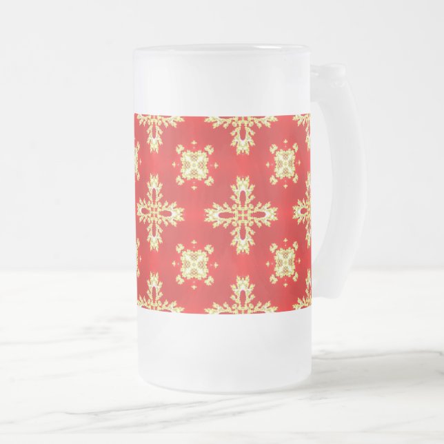 Chope Givrée Fleurs Artdeco dans le style rétro (Devant droit)