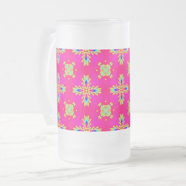 Chope Givrée Fleurs Artdeco dans le style rétro (Devant gauche)