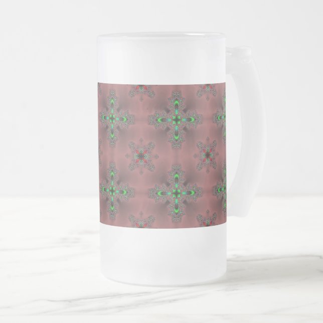 Chope Givrée Fleurs Artdeco dans le style rétro (Devant droit)