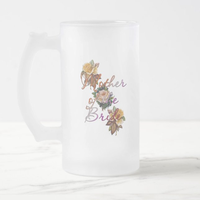 Chope Givrée Fleurs de la mère de la mariée (Gauche)