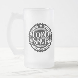 Chope Givrée Food Snob - Amoureux de la nourriture amusant