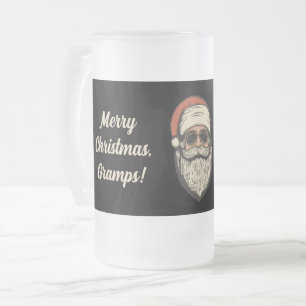 Chope Givrée Fun Retro Vintage Lunettes de soleil Père Noël Hol