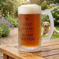 Gardez votre calme et accusez le chien