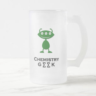 Chope Givrée Geek de chimie des yeux triple vert