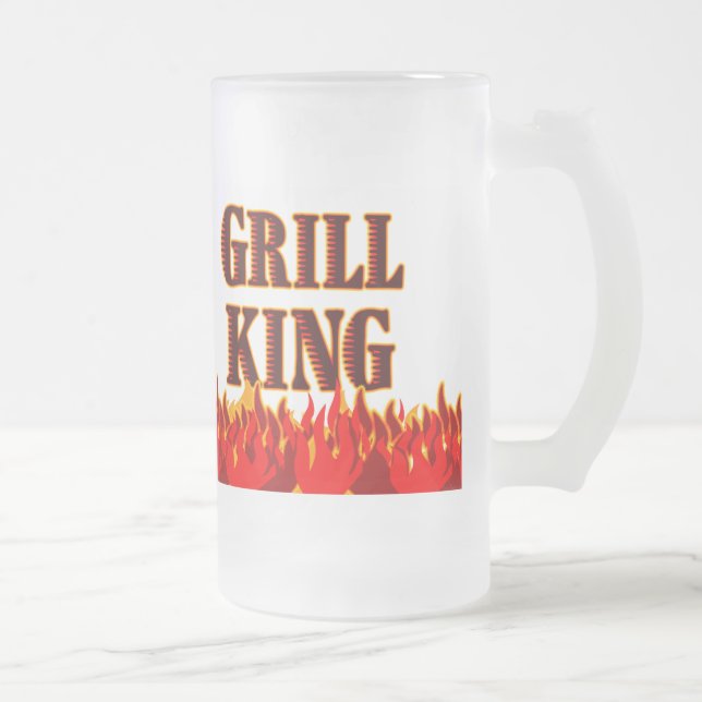 Chope Givrée Grill King Red Flames BQ Dit Muet (Droit)