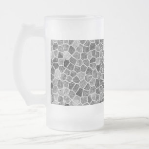 Chope Givrée Gris ultime pavé patchwork motif terrazzo