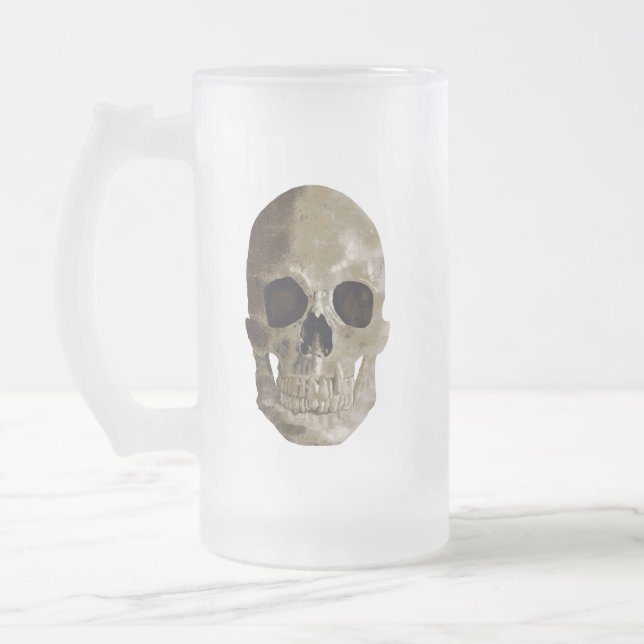 Chope Givrée Halloween crâne grungy (Gauche)