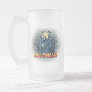 Chope Givrée Halloween de nuit squelette effrayant, Mon humeur