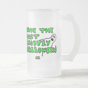 Chope Givrée Halloween glacial, grande boue de verre givré