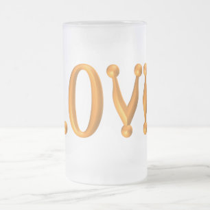 Chope Givrée Harlequin Gold LOVE