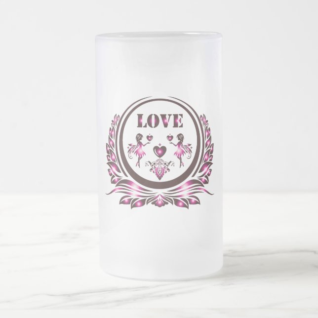 Chope Givrée Heart Lover Beer Glass (Centre)