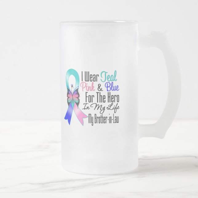 Chope Givrée Héros de ruban de cancer de la thyroïde mon (Droit)