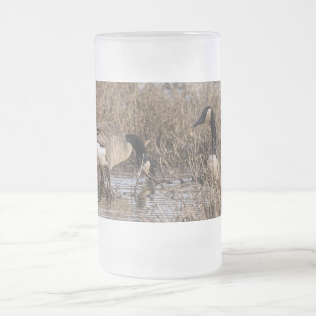 Chope Givrée Heure de la collation de l'oie canadienne Verre gi (Centre)