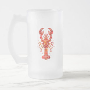 Chope Givrée Homard polygonal rouge