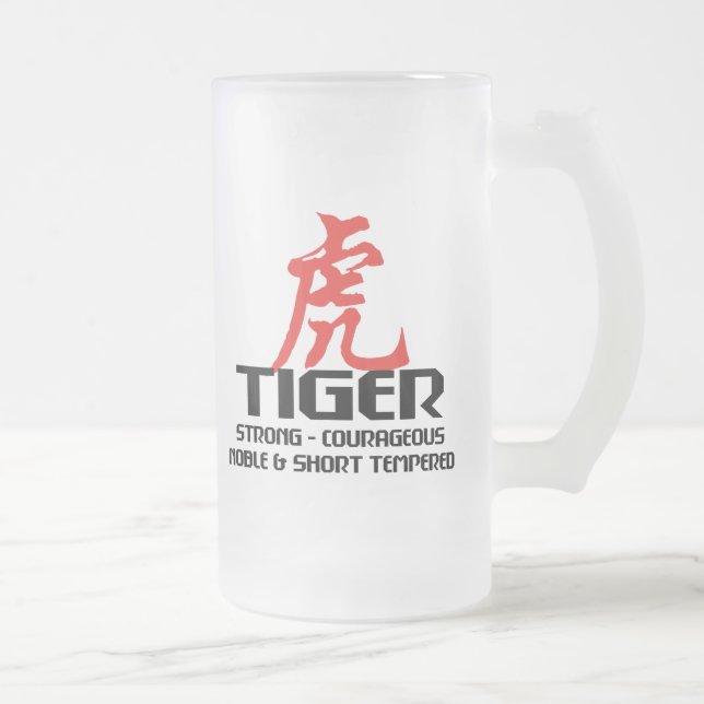 Chope Givrée Horoscope chinois d'année de naissance de tigre (Droit)
