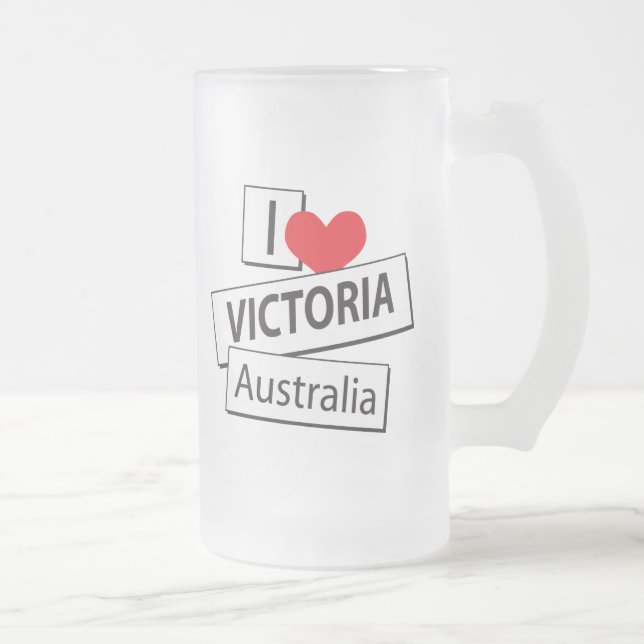 Chope Givrée I Love Victoria Australie (Droit)