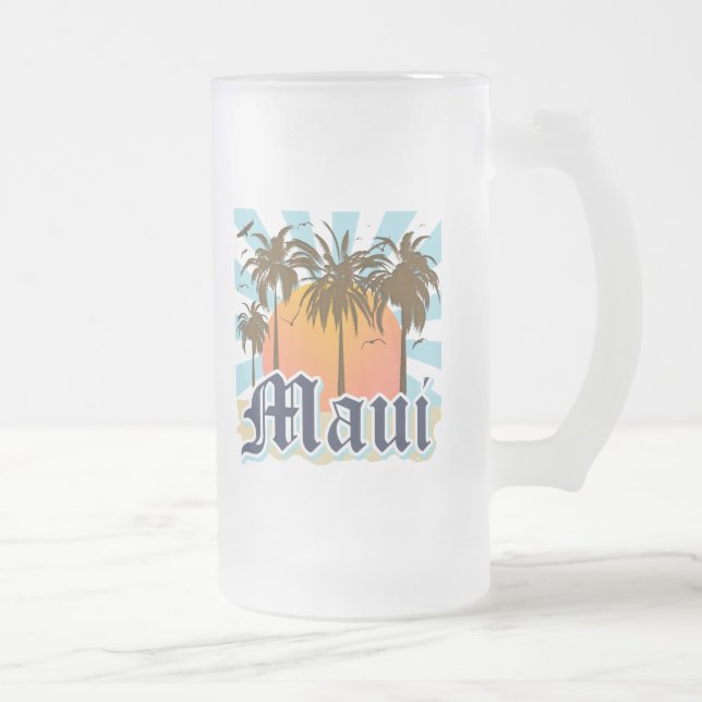 Chope Givrée Île de souvenir de Maui Hawaï (Droit)