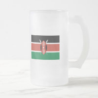 International de DRAPEAU du Kenya