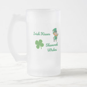 Chope Givrée Irish Kisses, Shamrock Wives avec shamrock sur un