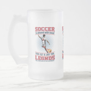 Chope Givrée J'Ai Joué Au Football Avec La Tête